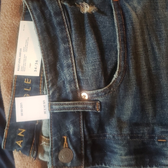 Men's American Eagle Ripped Skinny Jeans (New) - Picture 2 of 4